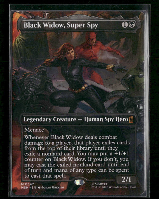 Marvel Super Heroes Black Widow, Super Spy (Borderless) (0347) #347