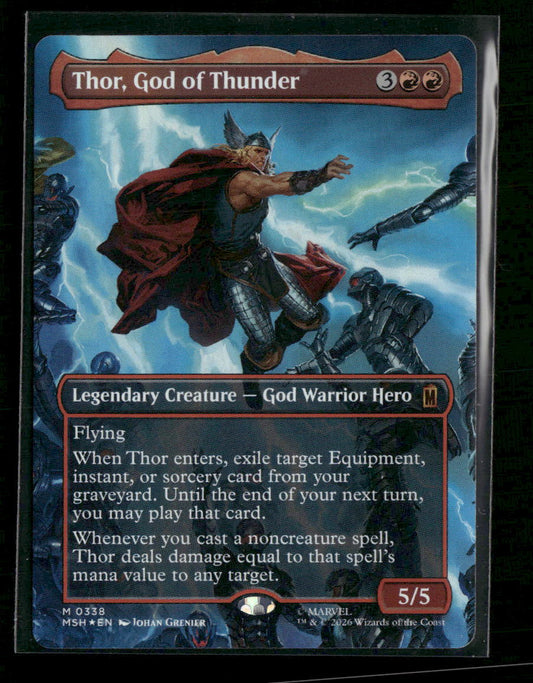 Marvel Super Heroes Thor, God of Thunder (Borderless) (0338) #338