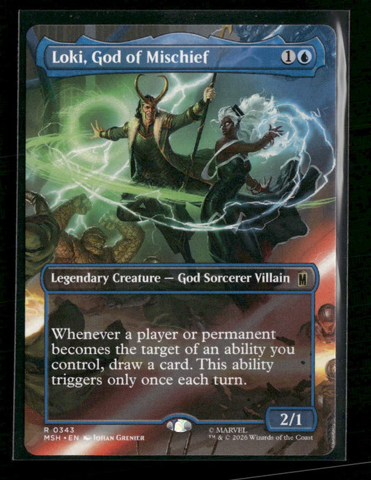 Marvel Super Heroes Loki, God of Mischief (Borderless) #343