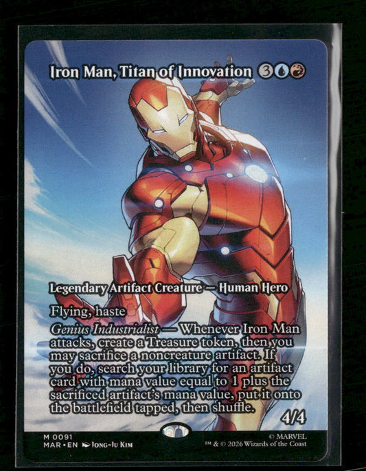 Marvel Universe Eternal-Legal Iron Man, Titan of Innovation (Borderless) #91