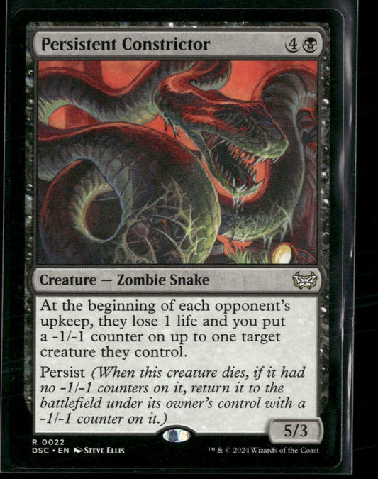 Commander: Duskmourn: House of Horror Persistent Constrictor #22