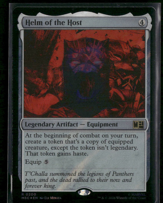 Commander: Marvel Super Heroes Helm of the Host (Surge Foil) #200