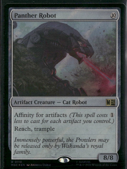 Commander: Marvel Super Heroes Panther Robot (Surge Foil) #113