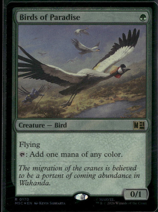 Commander: Marvel Super Heroes Birds of Paradise (Surge Foil) #170