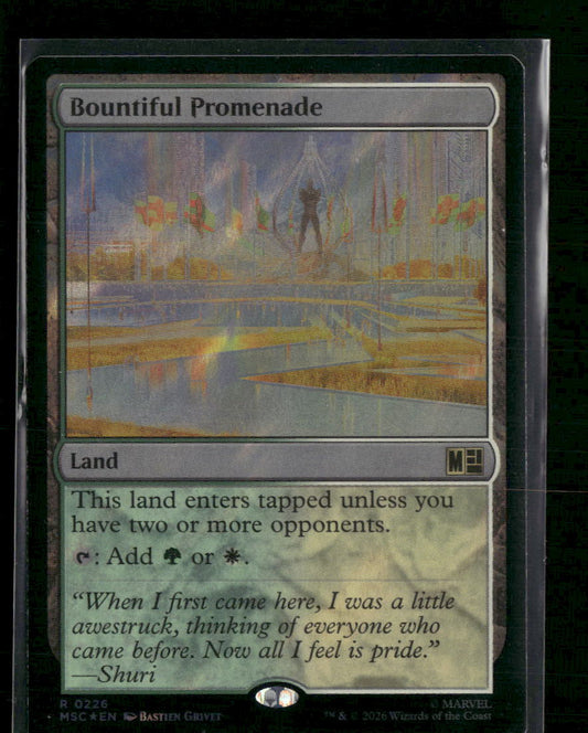Commander: Marvel Super Heroes Bountiful Promenade (Surge Foil) #226