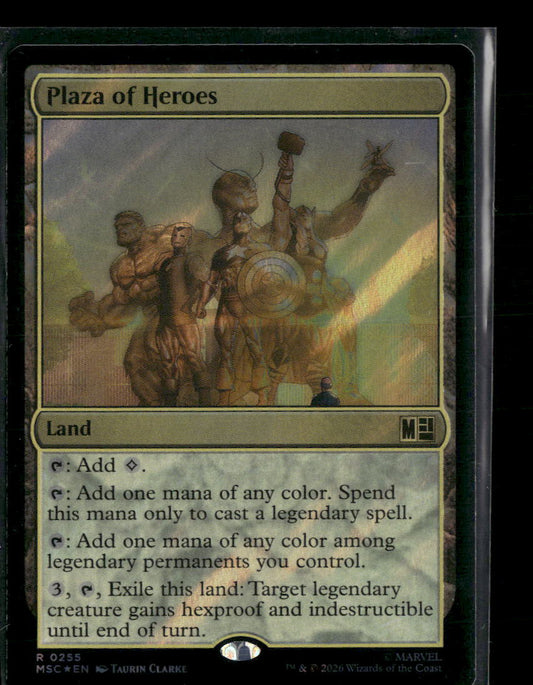 Commander: Marvel Super Heroes Plaza of Heroes (Surge Foil) #255