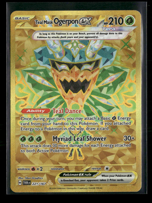 SV06: Twilight Masquerade Teal Mask Ogerpon ex #221/167