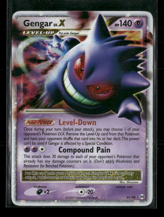 Arceus Gengar Lv.X #97/99 Damaged