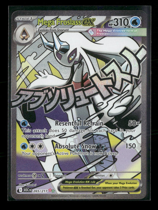 ME: Ascended Heroes Mega Froslass ex #265/217