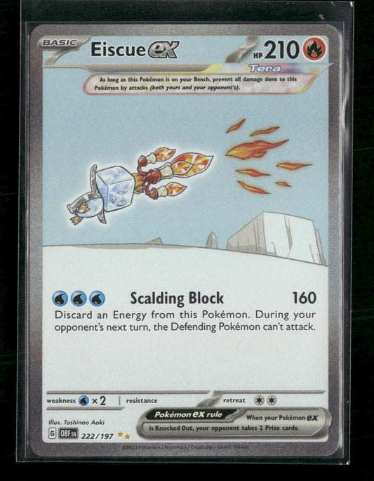 SV03: Obsidian Flames Eiscue ex #222/197