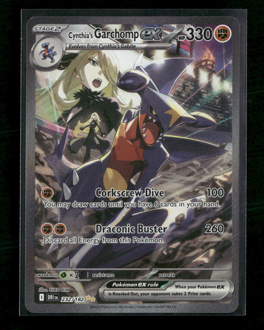 SV10: Destined Rivals Cynthia's Garchomp ex #232/182