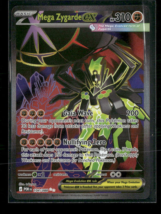 ME03: Perfect Order Mega Zygarde ex #104/088