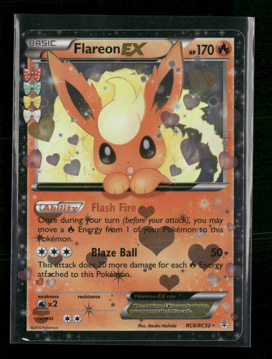 Generations: Radiant Collection Flareon EX #RC6/RC32