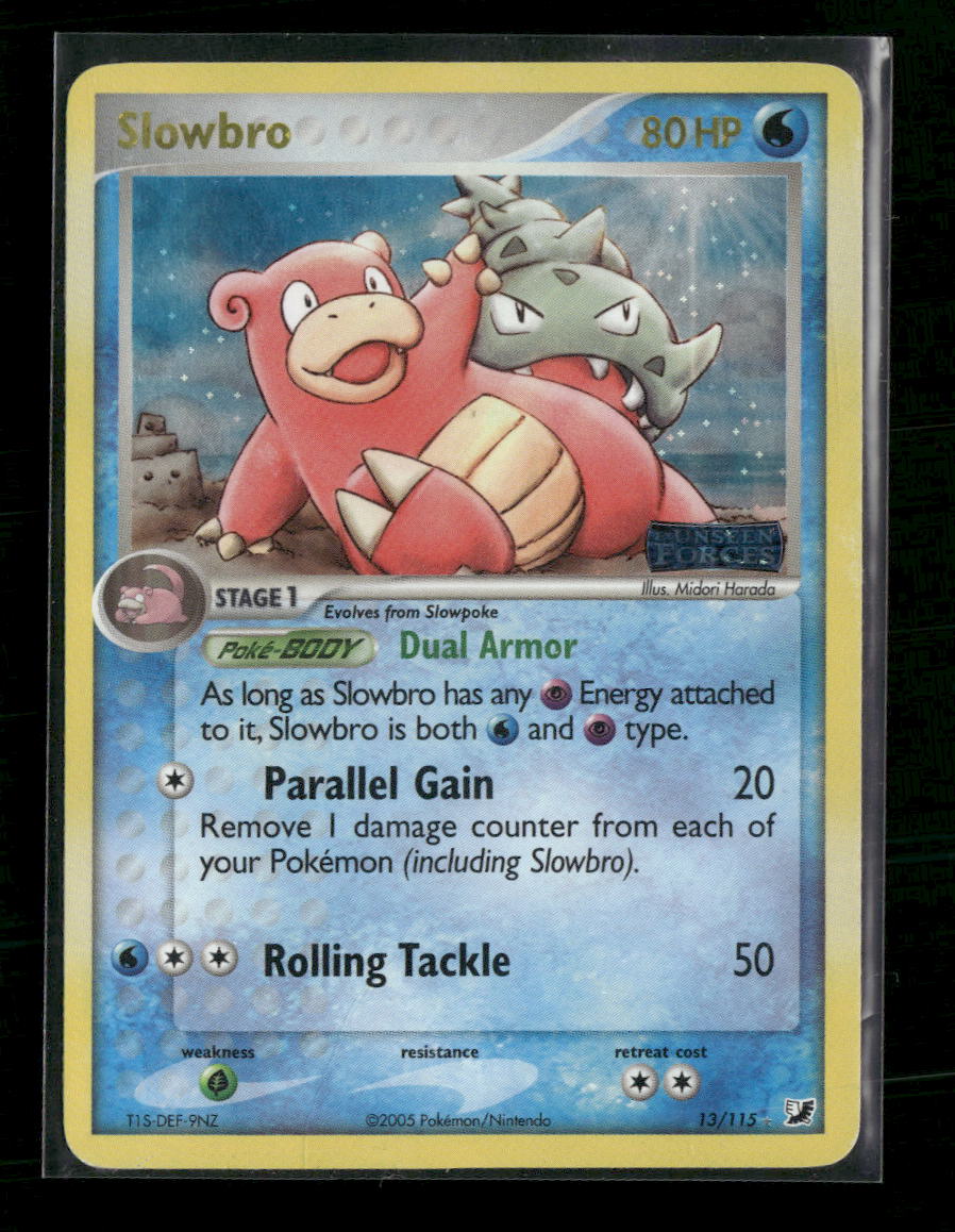 Unseen Forces Slowbro #13/115 Damaged