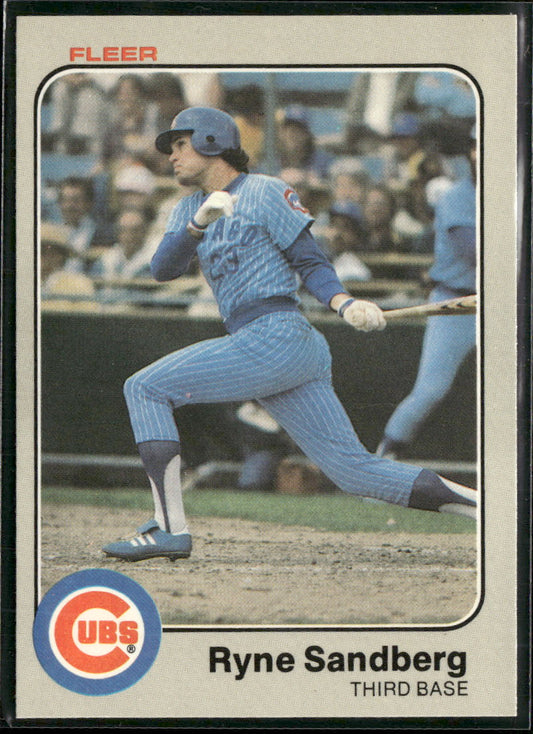 1983 Fleer Ryne Sandberg Rookie #507