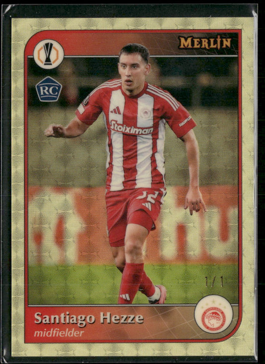 2024-25 Merlin UEFA Club Competitions SuperFractor Santiago Hezze #/1 #144