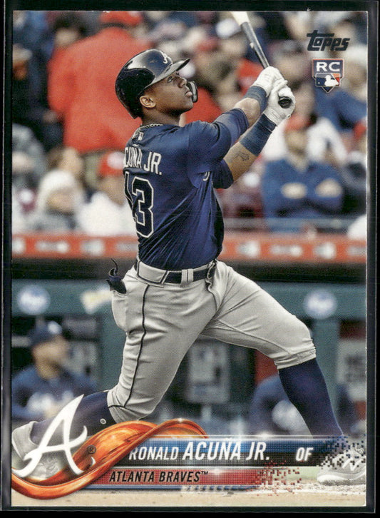 2018 Topps Ronald Acuna Jr. : Factory Set Variation #698c