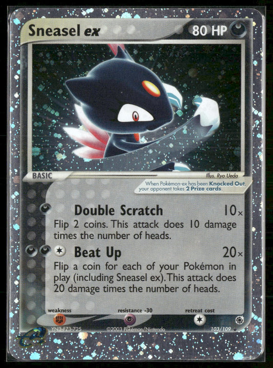 Ruby and Sapphire Sneasel ex #103/109