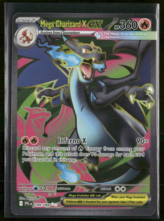 ME02: Phantasmal Flames Mega Charizard X ex #109/094