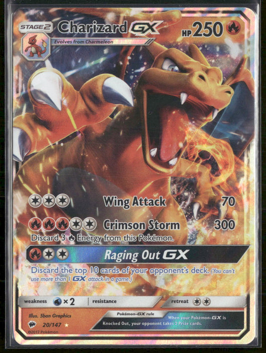 SM - Burning Shadows Charizard GX #20/147