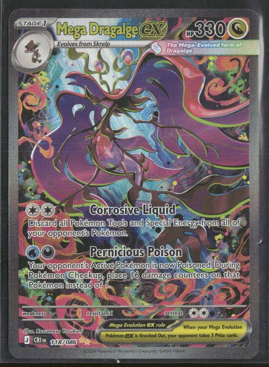 ME04: Chaos Rising Mega Dragalge ex #118/086