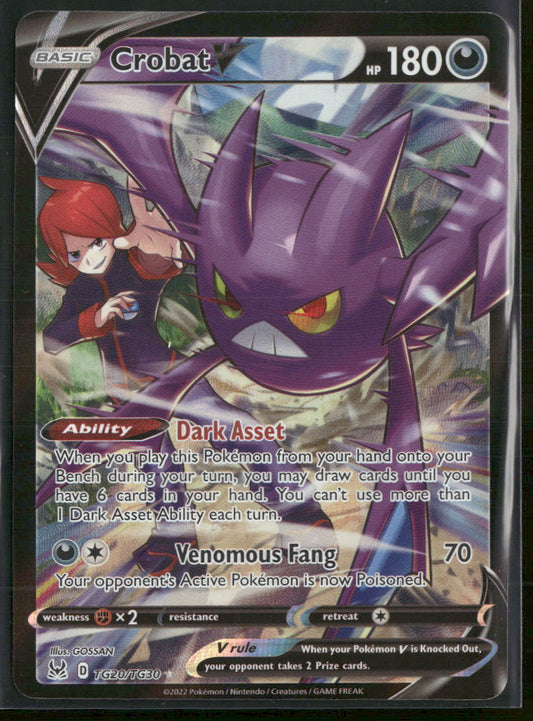 SWSH11: Lost Origin Trainer Gallery Crobat V #TG20/TG30