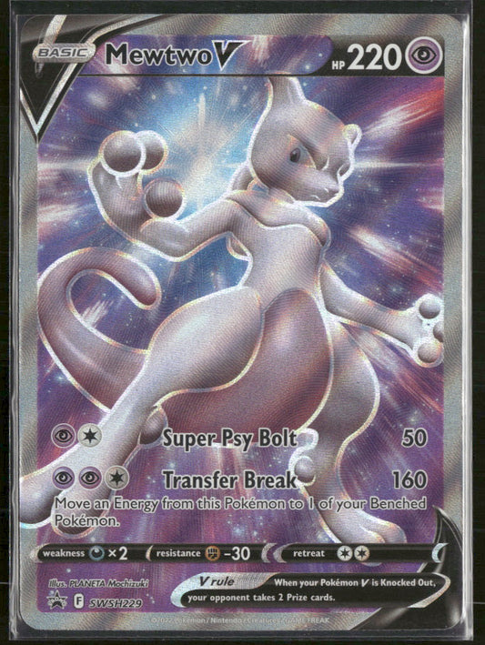 SWSH: Sword & Shield Promo Cards Mewtwo V #SWSH229