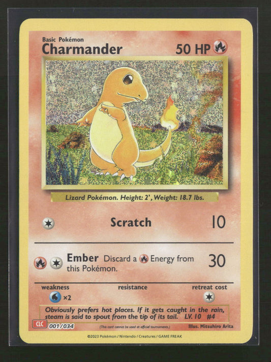 Trading Card Game Classic Charmander #001/034