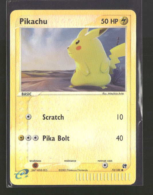 Sandstorm Pikachu Reverse Holo #72/100