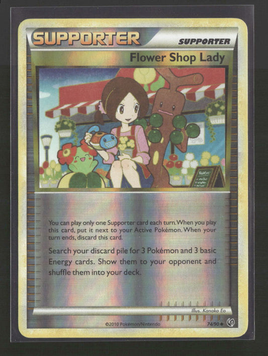 Undaunted Flower Shop Lady Reverse Holo #74/90