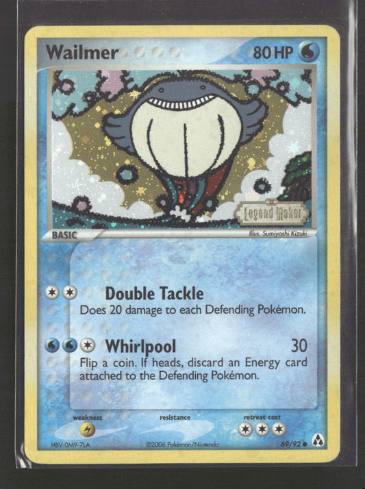 Legend Maker Wailmer Reverse Holo #69/92