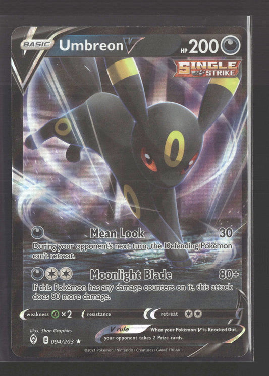 SWSH07: Evolving Skies Umbreon V #094/203