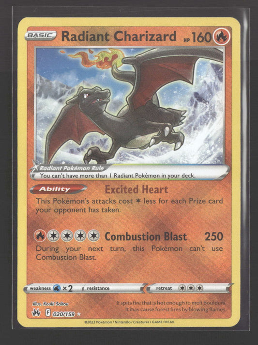 SWSH: Crown Zenith Radiant Charizard #020/159