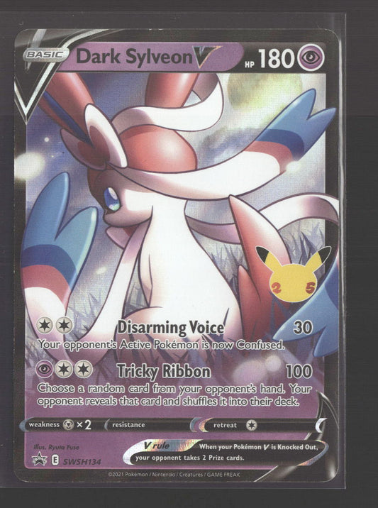 SWSH: Sword & Shield Promo Cards Dark Sylveon V #SWSH134