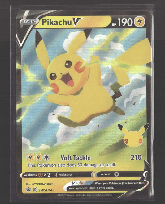 SWSH: Sword & Shield Promo Cards Pikachu V #SWSH143