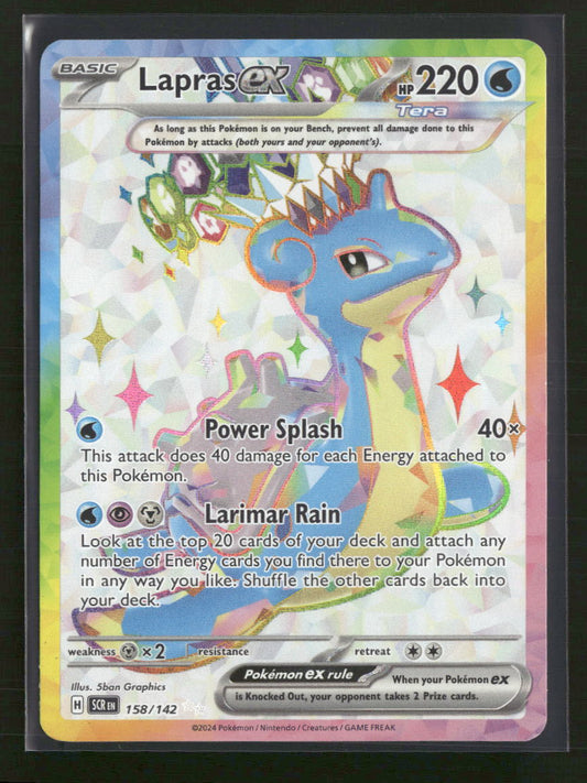SV07: Stellar Crown Lapras ex #158/142