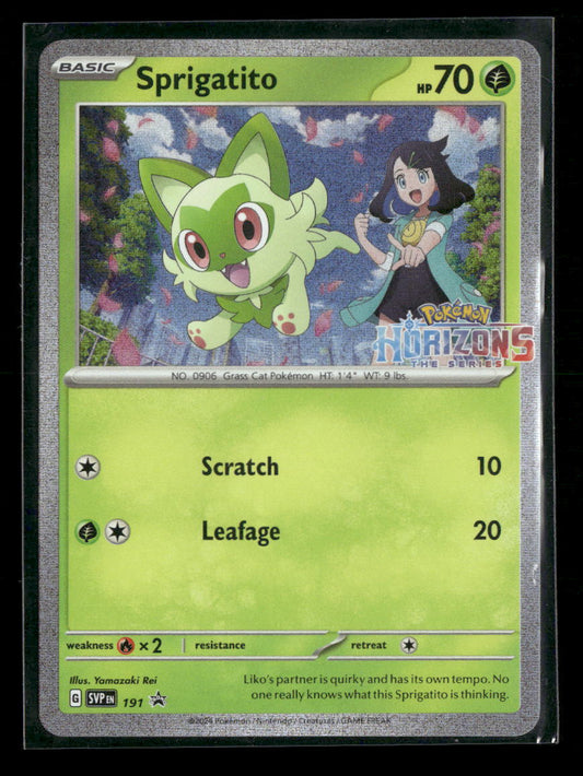 SV: Scarlet & Violet Promo Cards Sprigatito #191
