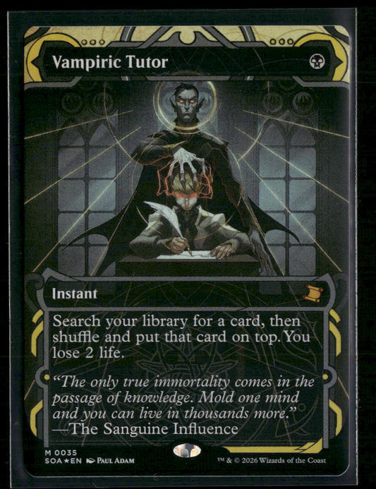 Secrets of Strixhaven: Mystical Archive Vampiric Tutor Foil #35