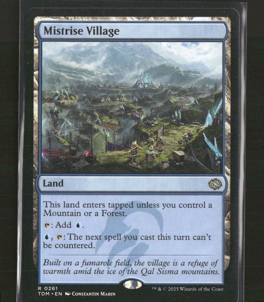 Tarkir: Dragonstorm Mistrise Village #261
