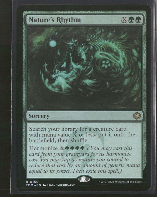 Tarkir: Dragonstorm Nature's Rhythm Foil #150