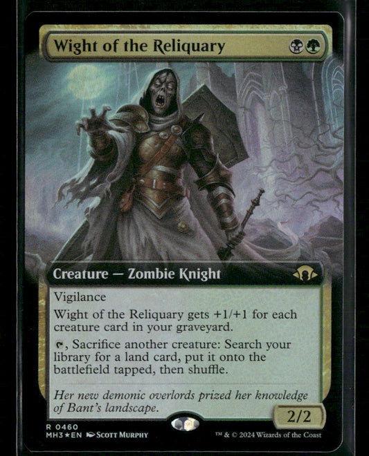Modern Horizons 3 Wight of the Reliquary (Extended Art) Foil #460