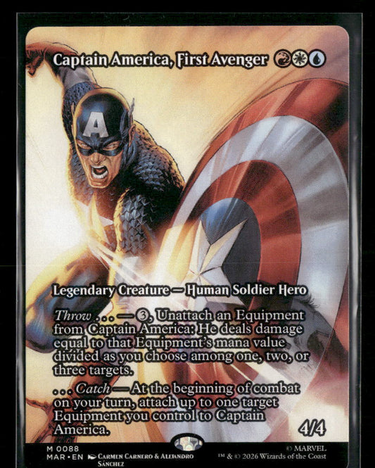 Marvel Universe Eternal-Legal Captain America, First Avenger (Borderless) #88