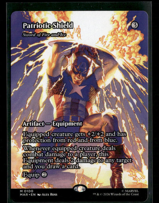 Marvel Universe Eternal-Legal Patriotic Shield #100