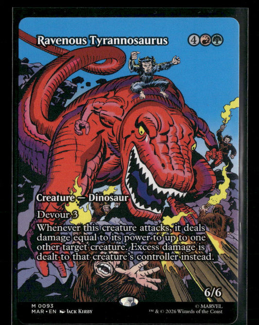 Marvel Universe Eternal-Legal Ravenous Tyrannosaurus (Borderless) #93