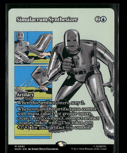 Marvel Universe Eternal-Legal Simulacrum Synthesizer (Borderless) #61