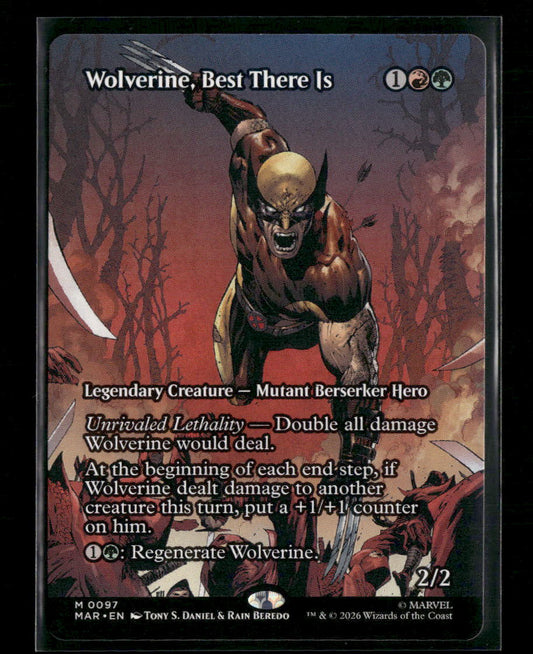 Marvel Universe Eternal-Legal Wolverine, Best There Is (Borderless) #97