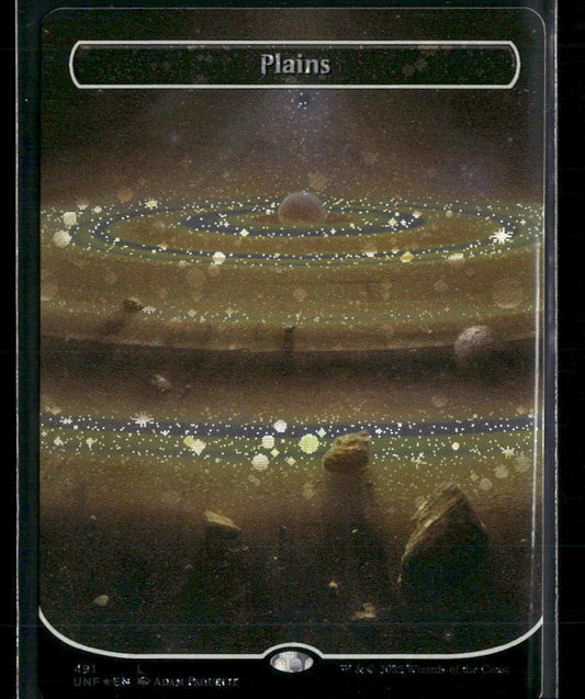 Unfinity Plains (491) (Borderless) (Galaxy Foil) #491