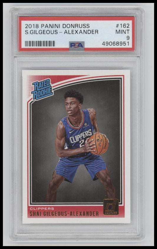 2018 Panini Donruss S.Gilgeous-Alexander 9 PSA #162