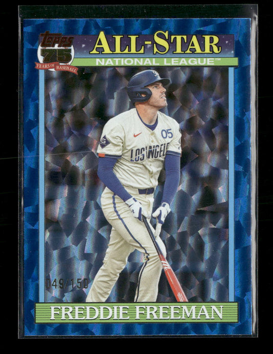 2026 Topps 35th Anniversary All-Stars Blue Crackle Freddie Freeman #91AS-22