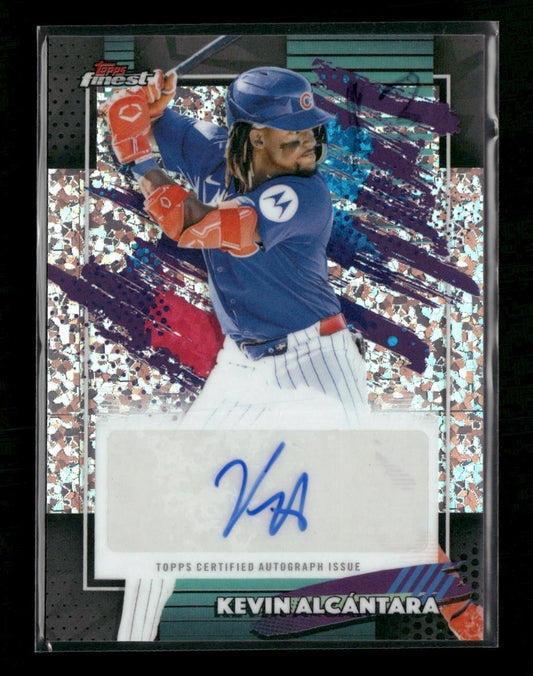 2026 Finest Finest Mega Autographs Mini Diamond Kevin Alcantara Auto #FMA-KA